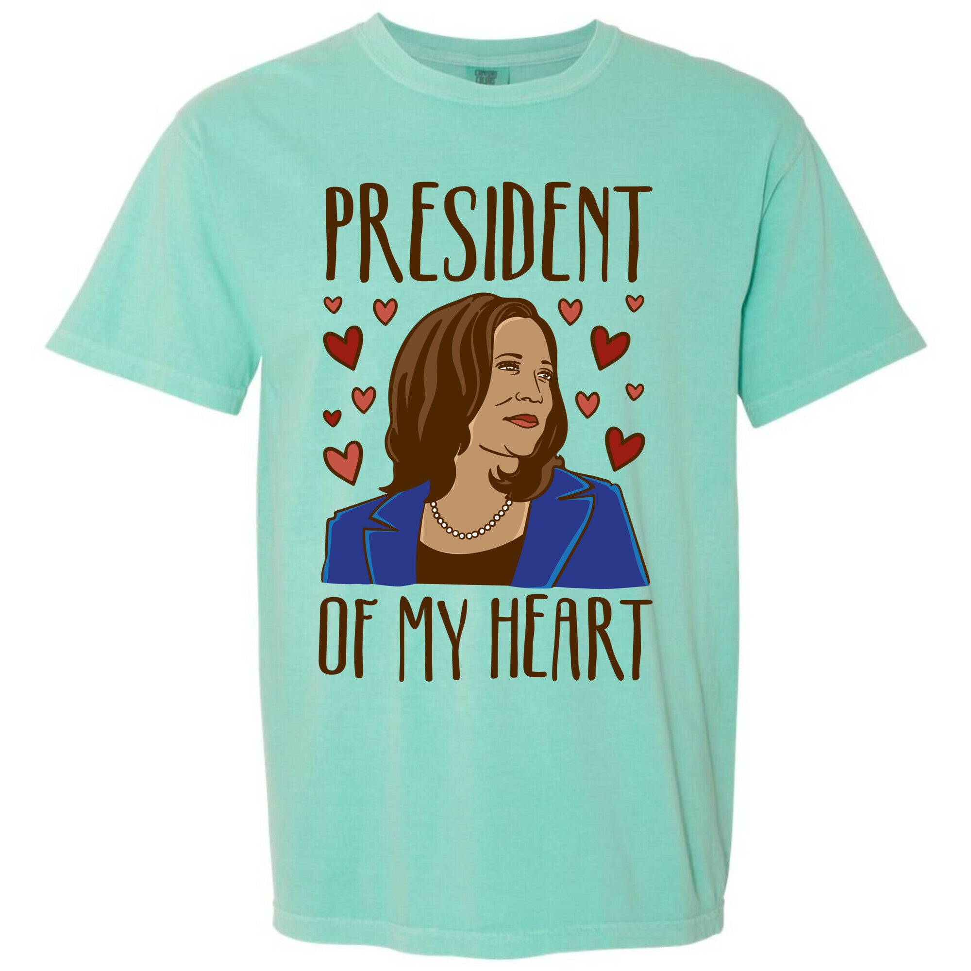 President of My Heart \(Kamala Harris 2024\) Unisex Heavy Cotton Tee