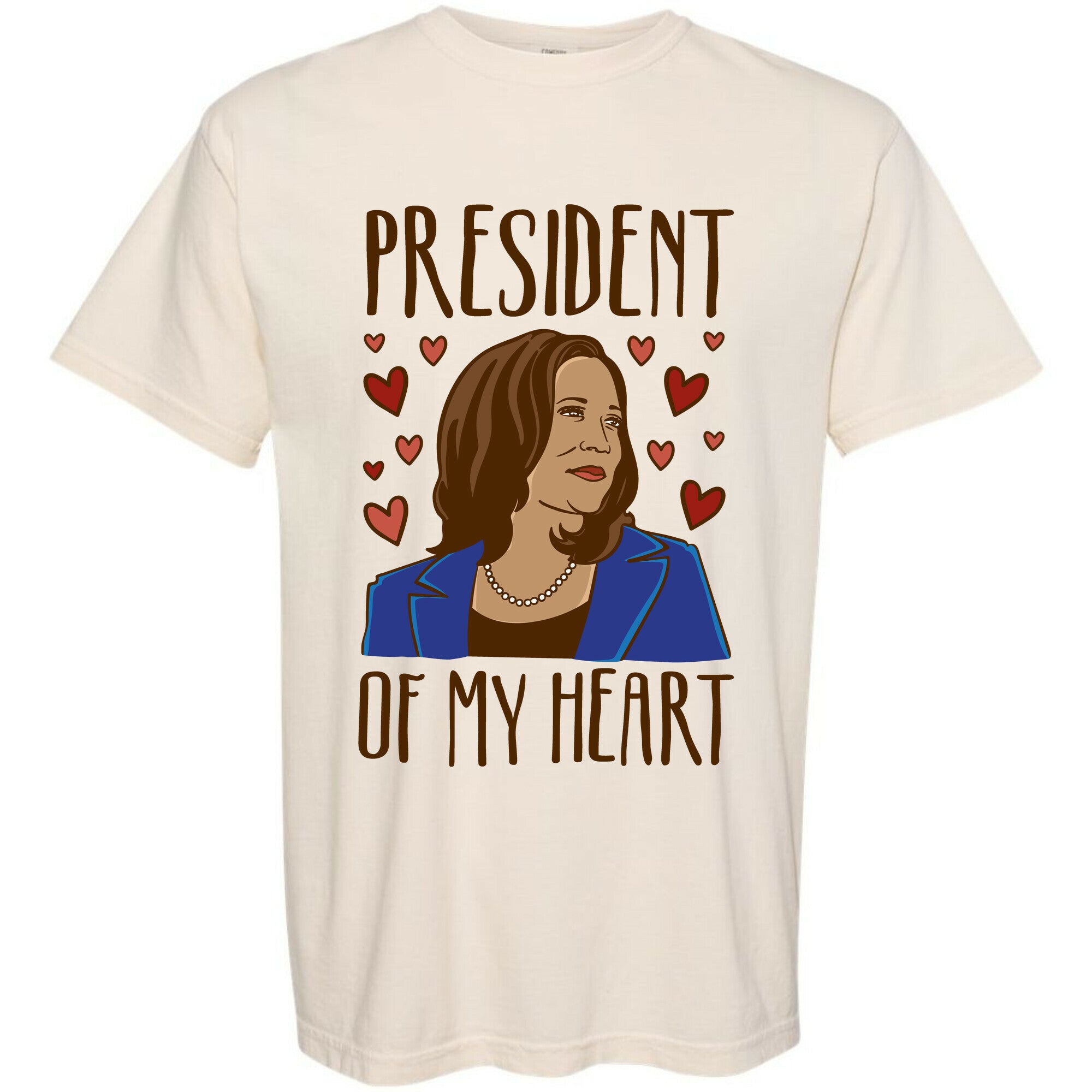 President of My Heart \(Kamala Harris 2024\) Unisex Heavy Cotton Tee