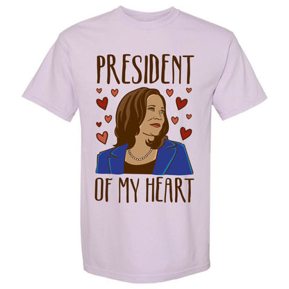 President of My Heart \(Kamala Harris 2024\) Unisex Heavy Cotton Tee