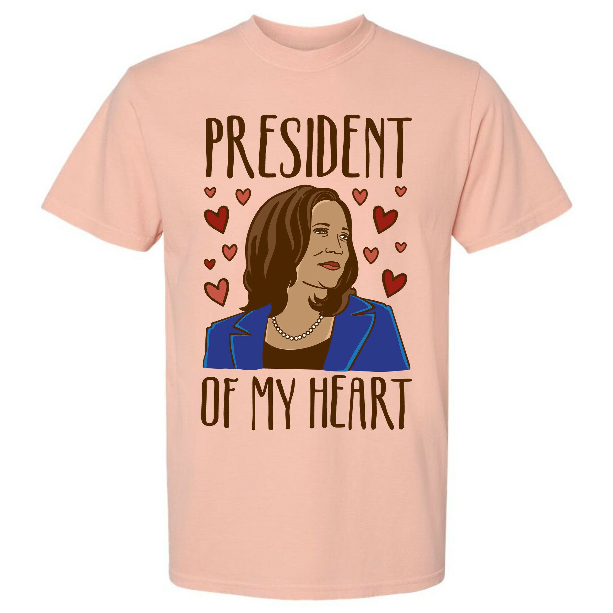 President of My Heart \(Kamala Harris 2024\) Unisex Heavy Cotton Tee