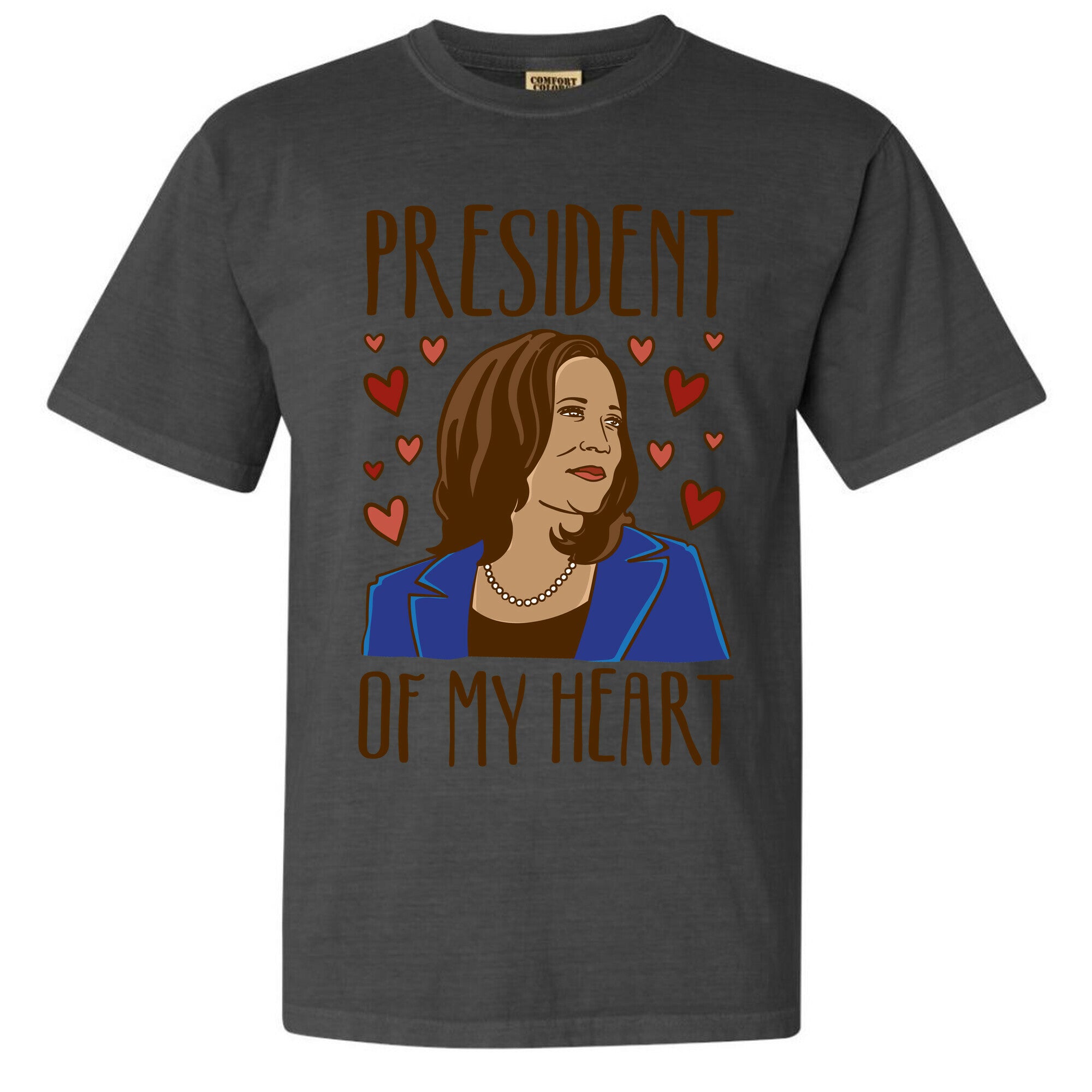 President of My Heart \(Kamala Harris 2024\) Unisex Heavy Cotton Tee