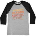 Spooky Season Social Club Baseball Tee