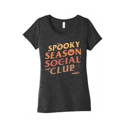 Spooky Season Social Club Womens Triblend Tee