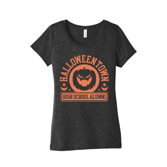 Halloween Town High School Alumni Womens Triblend Tee