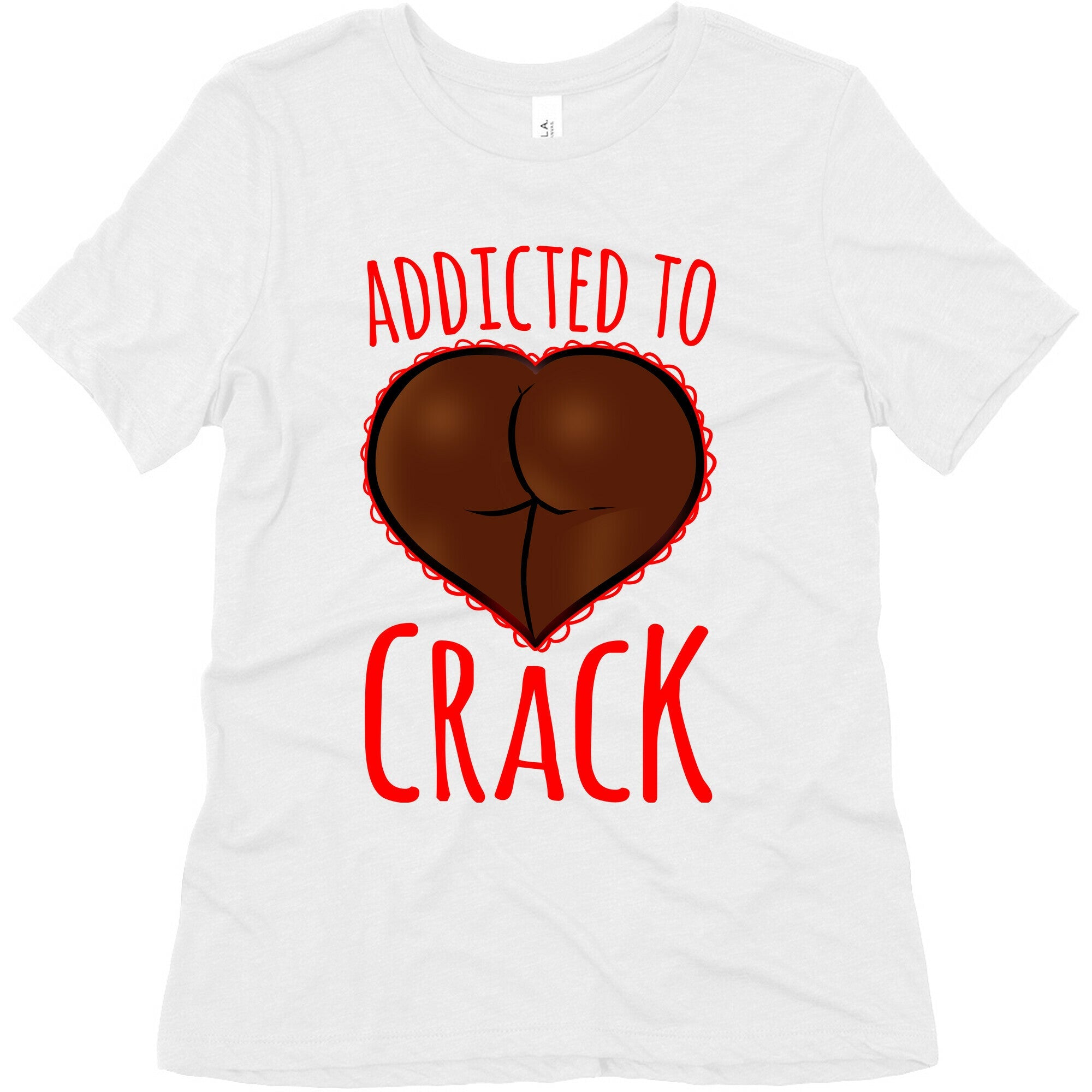 Addicted To Crack Womens Triblend Tee