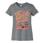 Trick or Feet Womens Cotton Tee