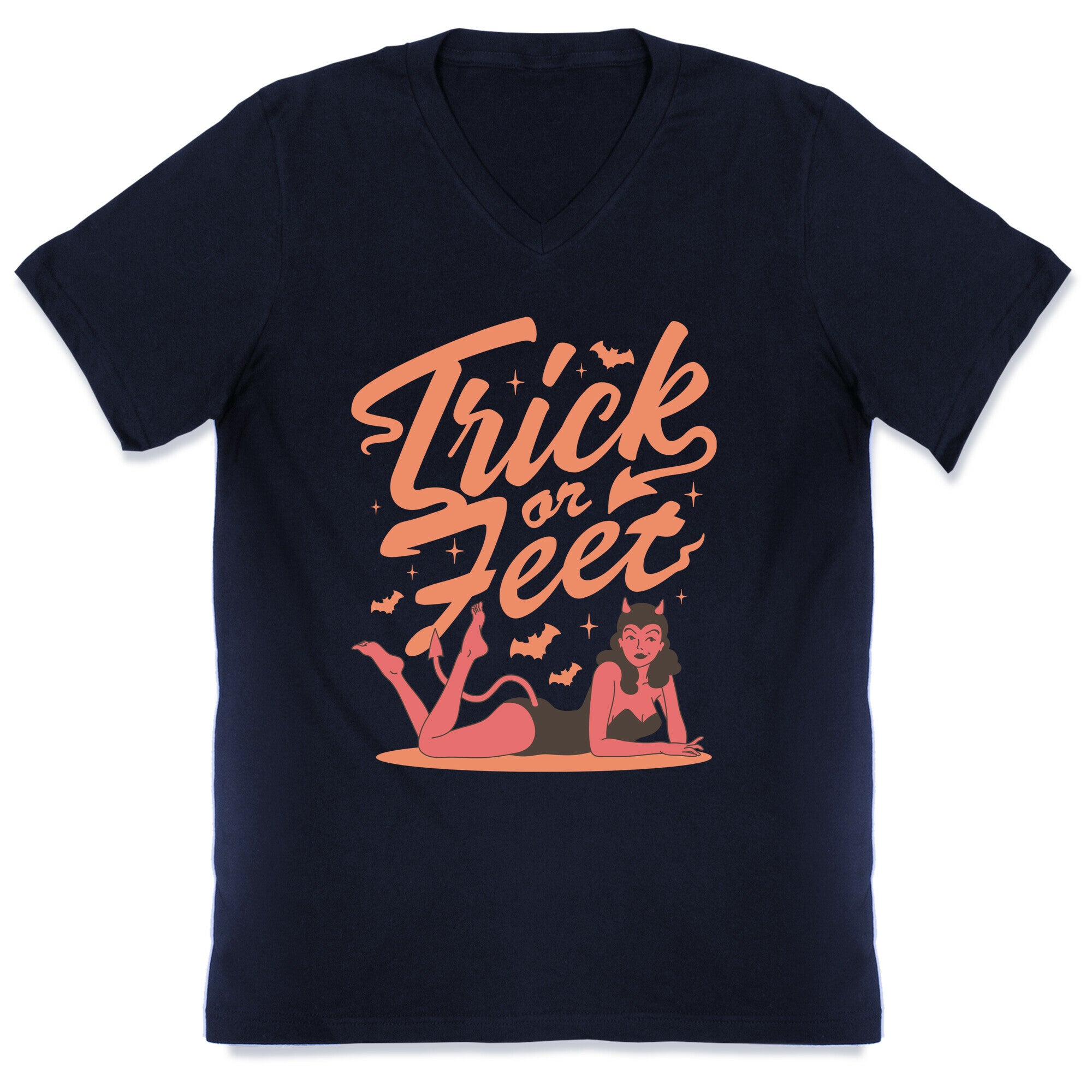 Trick or Feet V-Neck