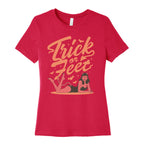 Trick or Feet Womens Cotton Tee