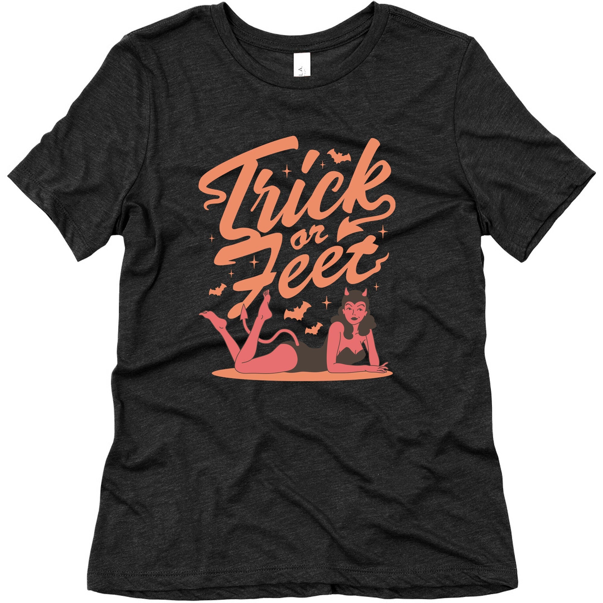 Trick or Feet Womens Triblend Tee