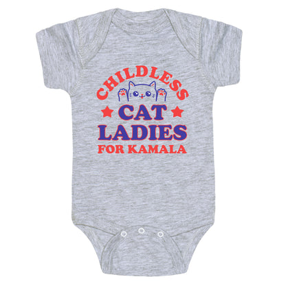 Childless Cat Ladies for Kamala Baby One-Piece