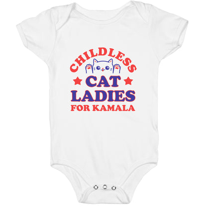 Childless Cat Ladies for Kamala Baby One-Piece