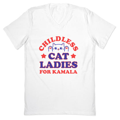 Childless Cat Ladies for Kamala V-Neck