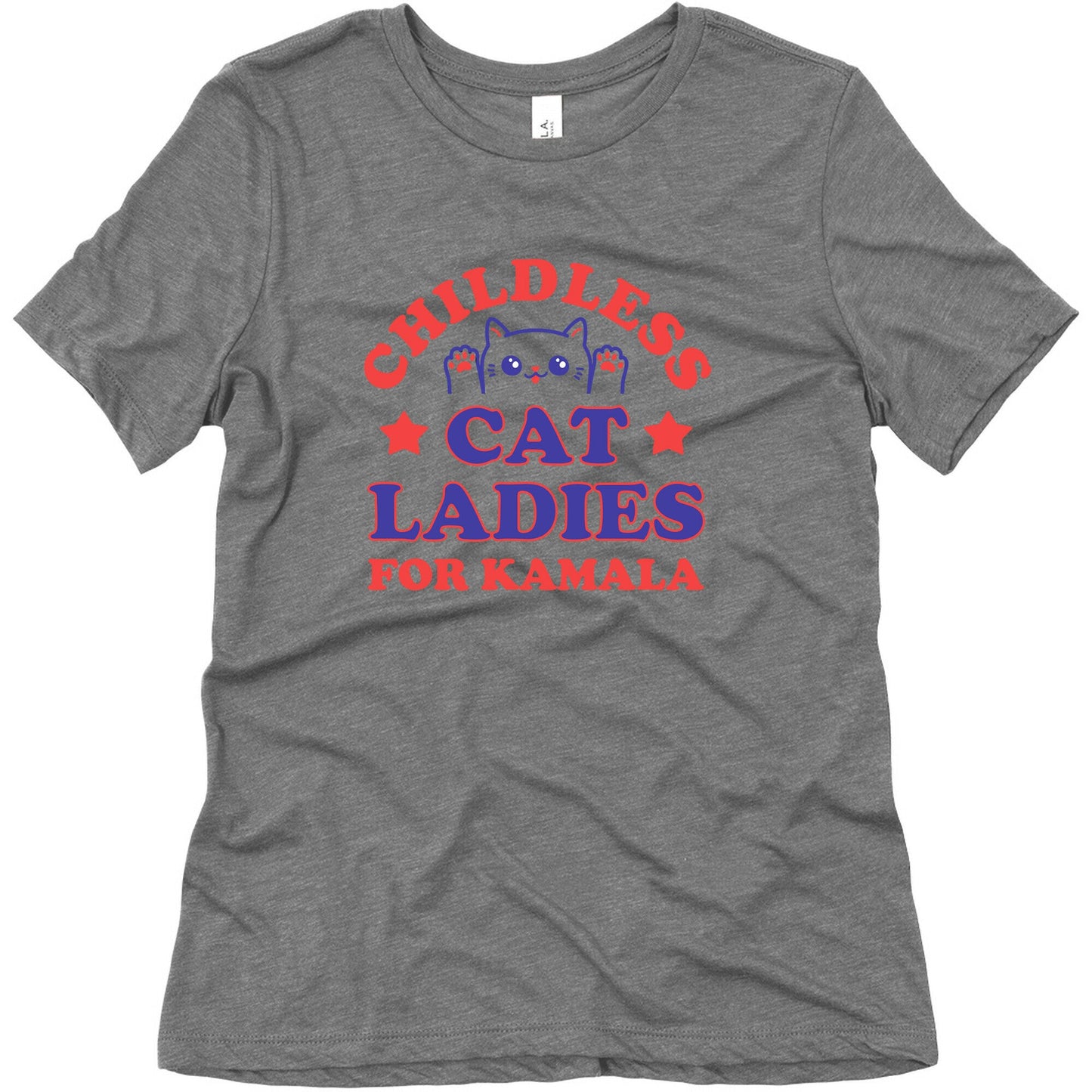 Childless Cat Ladies for Kamala Womens Triblend Tee