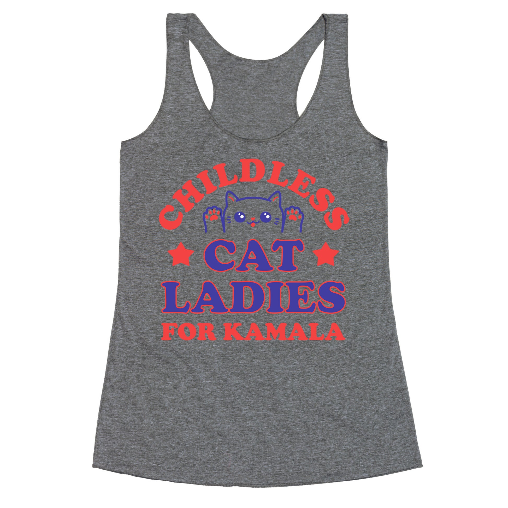 Childless Cat Ladies for Kamala Racerback Tank