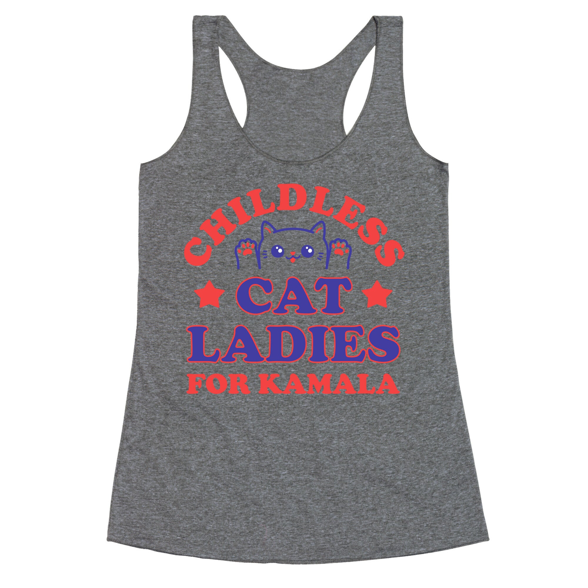 Childless Cat Ladies for Kamala Racerback Tank