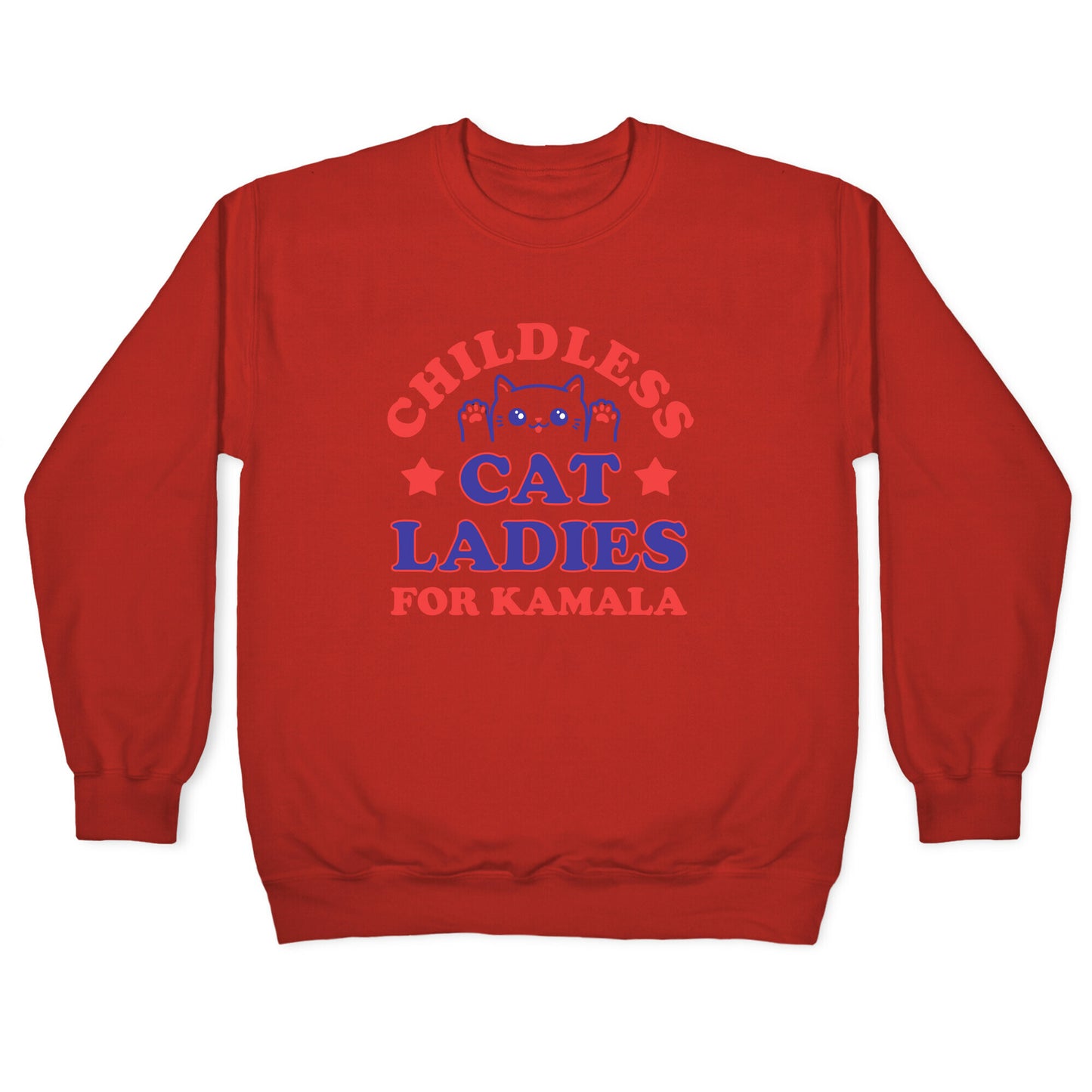 Childless Cat Ladies for Kamala Crewneck Sweatshirt