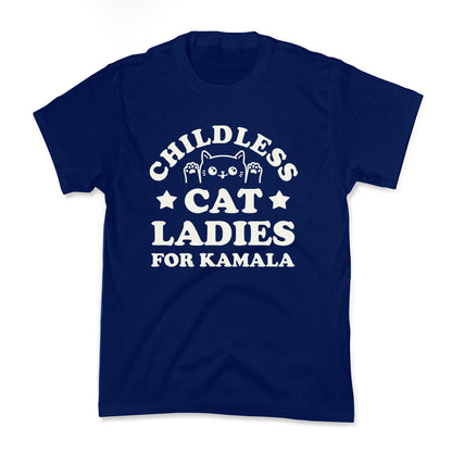 Childless Cat Ladies for Kamala Kids Tee