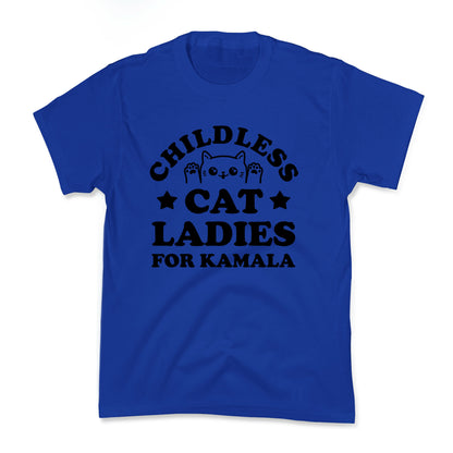 Childless Cat Ladies for Kamala Kids Tee