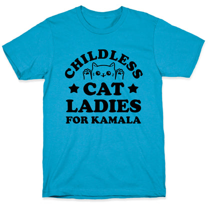 Childless Cat Ladies for Kamala Unisex Triblend Tee