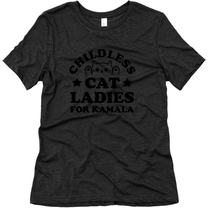 Childless Cat Ladies for Kamala Womens Triblend Tee