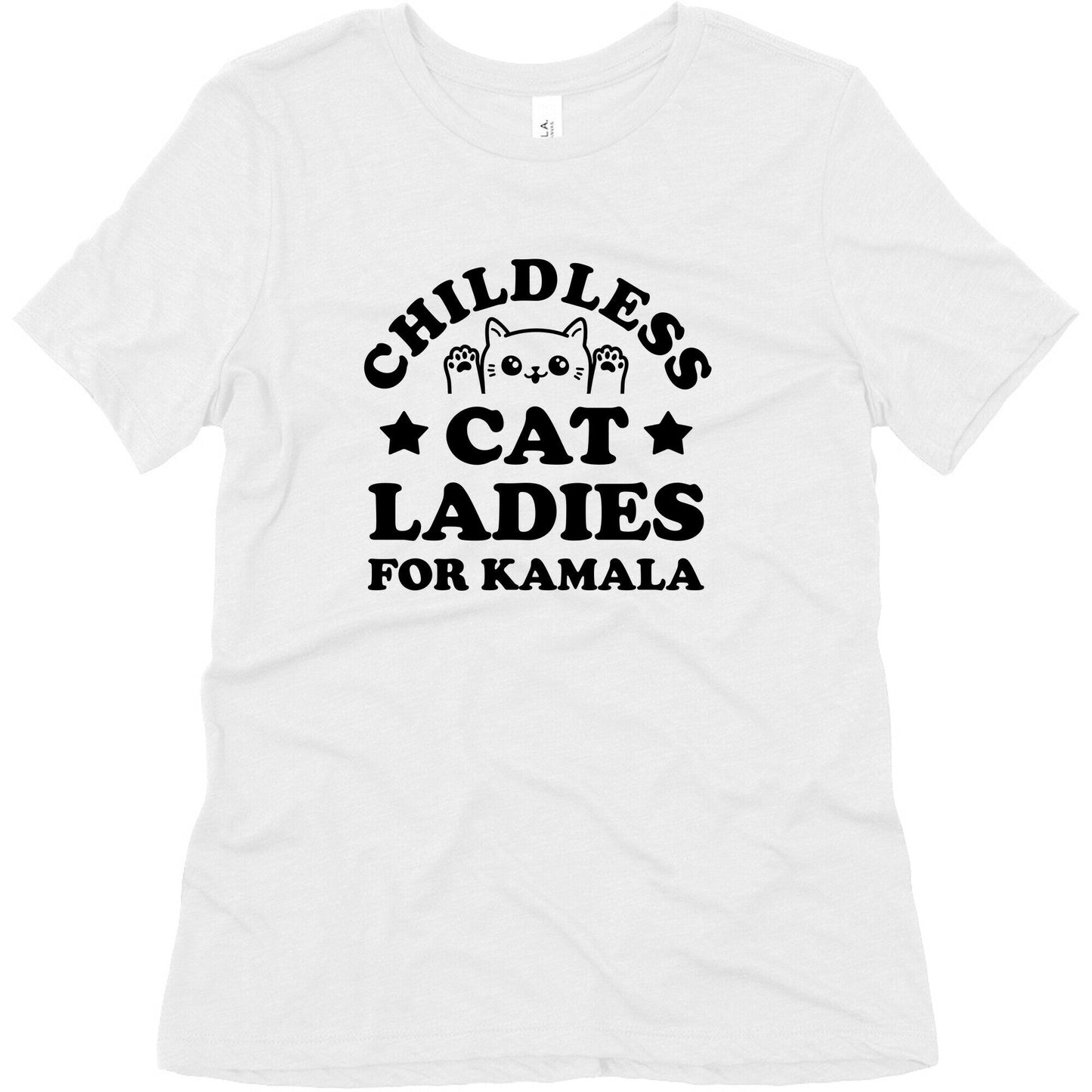 Childless Cat Ladies for Kamala Womens Triblend Tee