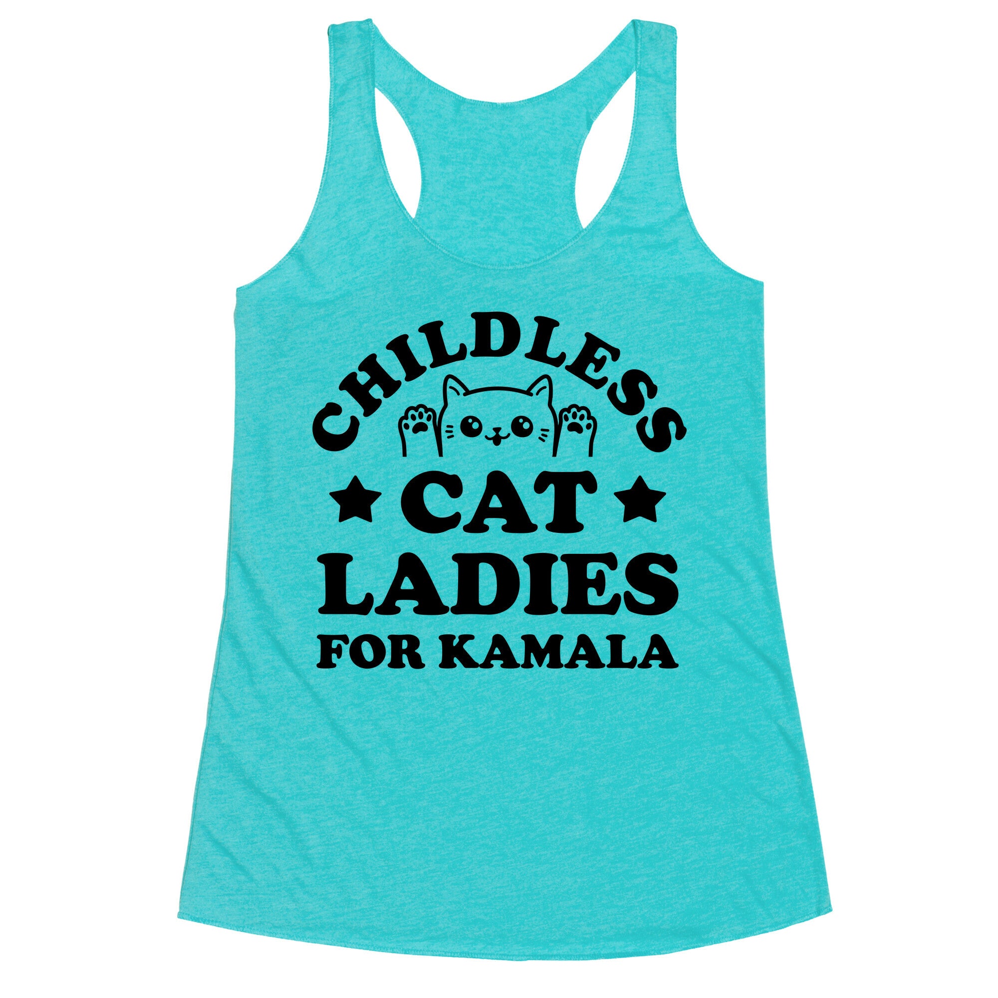 Childless Cat Ladies for Kamala Racerback Tank