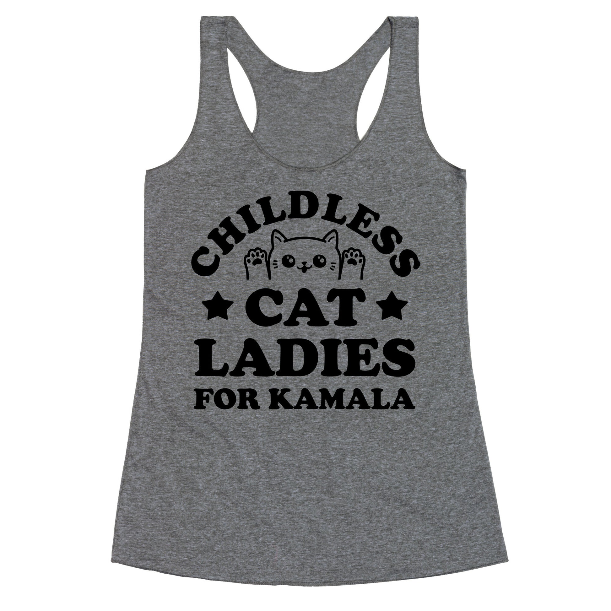 Childless Cat Ladies for Kamala Racerback Tank