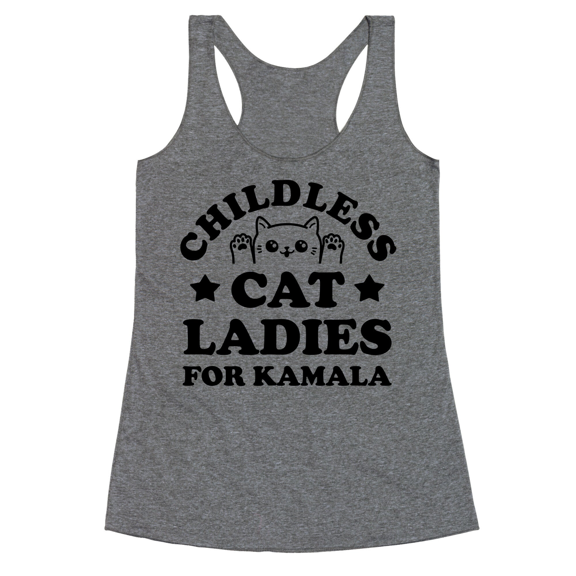 Childless Cat Ladies for Kamala Racerback Tank