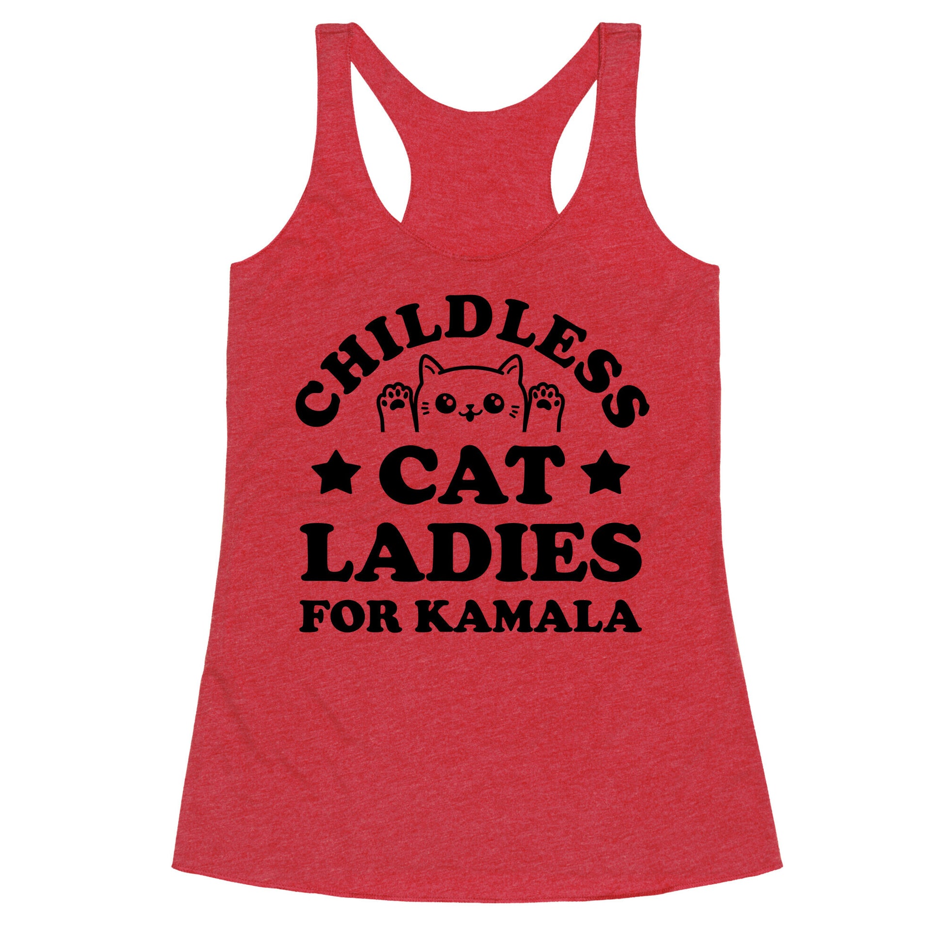 Childless Cat Ladies for Kamala Racerback Tank