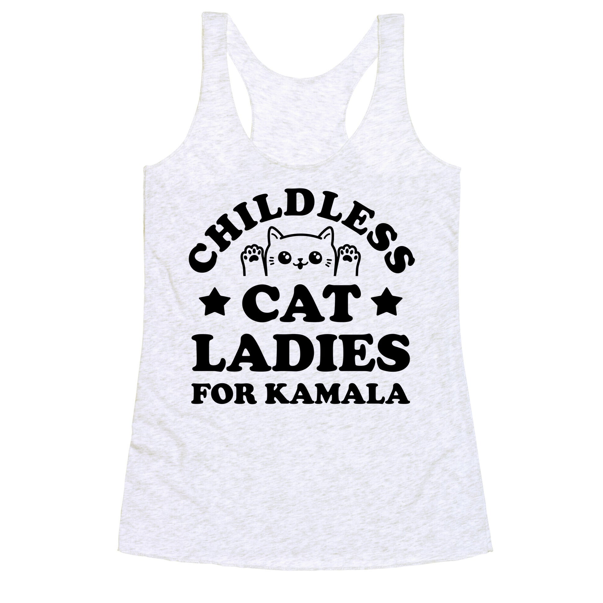 Childless Cat Ladies for Kamala Racerback Tank