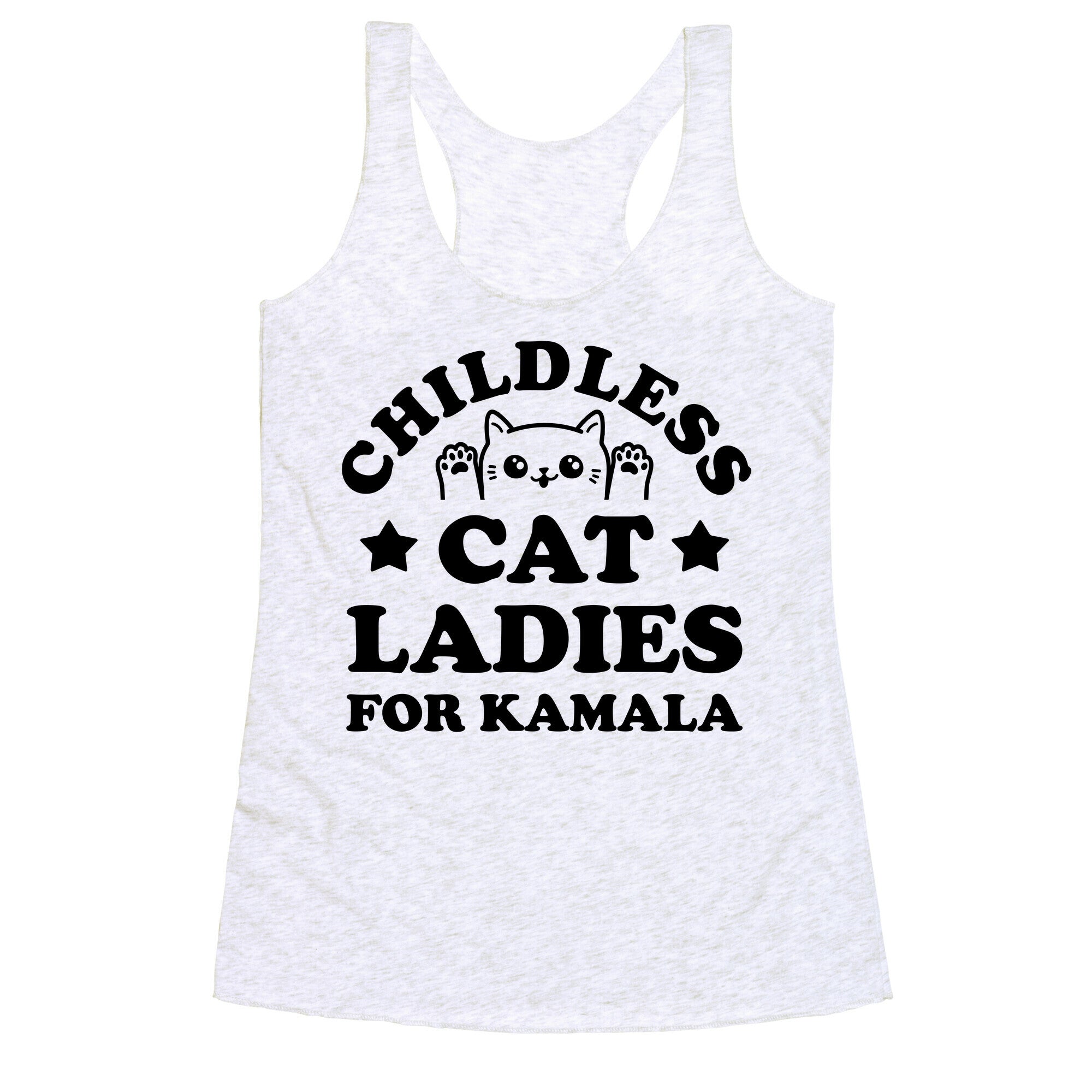 Childless Cat Ladies for Kamala Racerback Tank