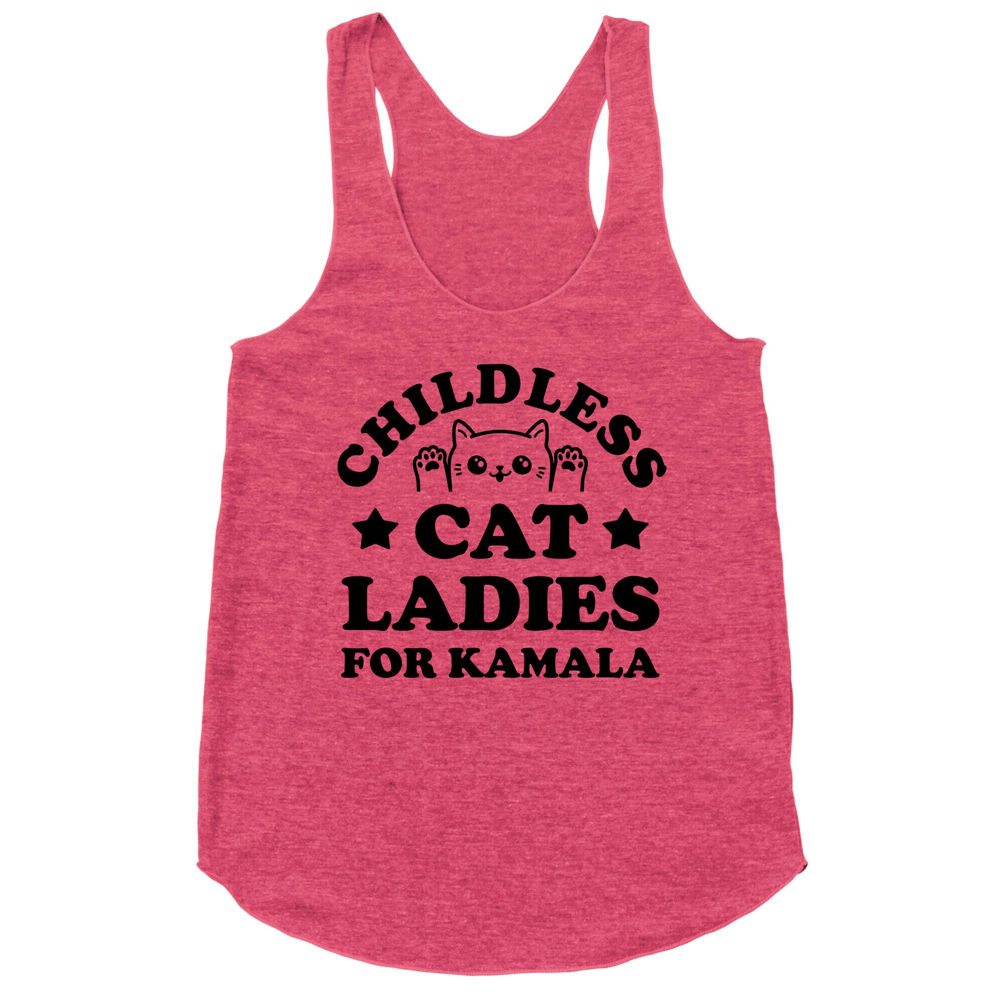 Childless Cat Ladies for Kamala Racerback Tank
