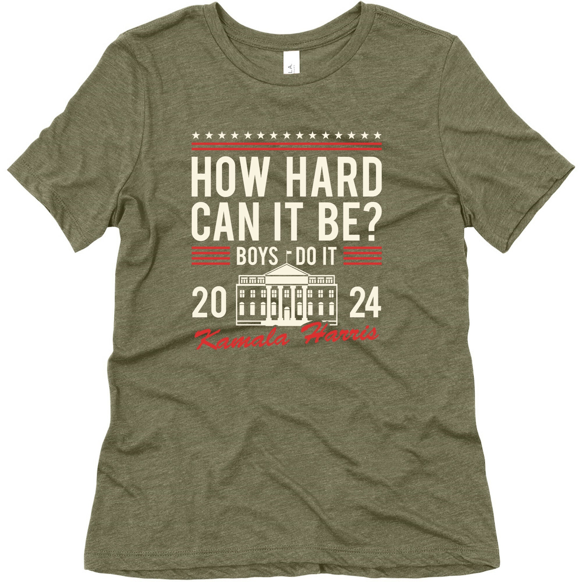 How Hard Can It Be? Kamala Harris 2024 Womens Triblend Tee