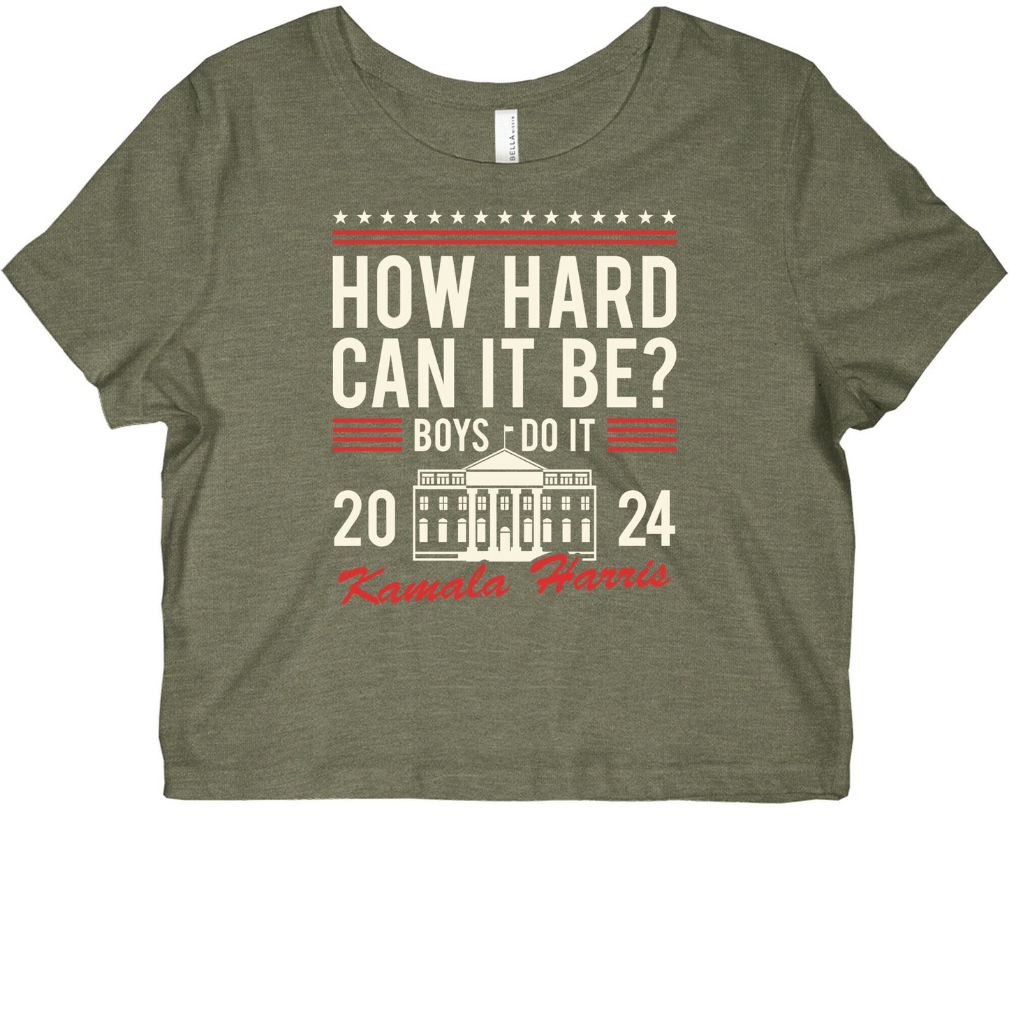 How Hard Can It Be? Kamala Harris 2024 Graphic Baby Tee