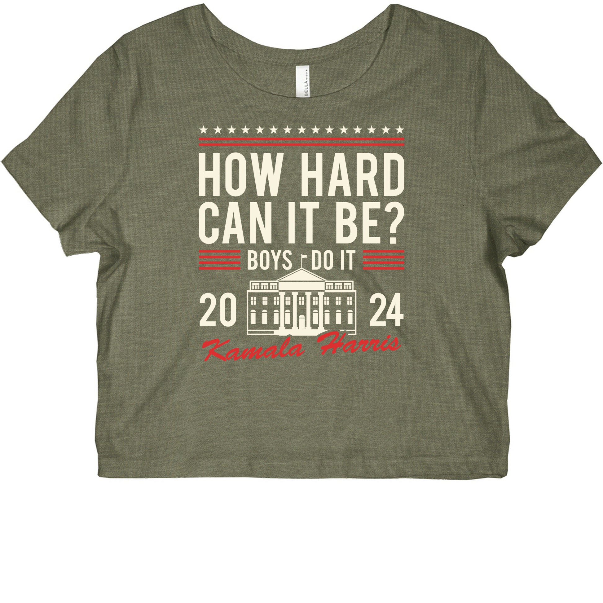 How Hard Can It Be? Kamala Harris 2024 Graphic Baby Tee