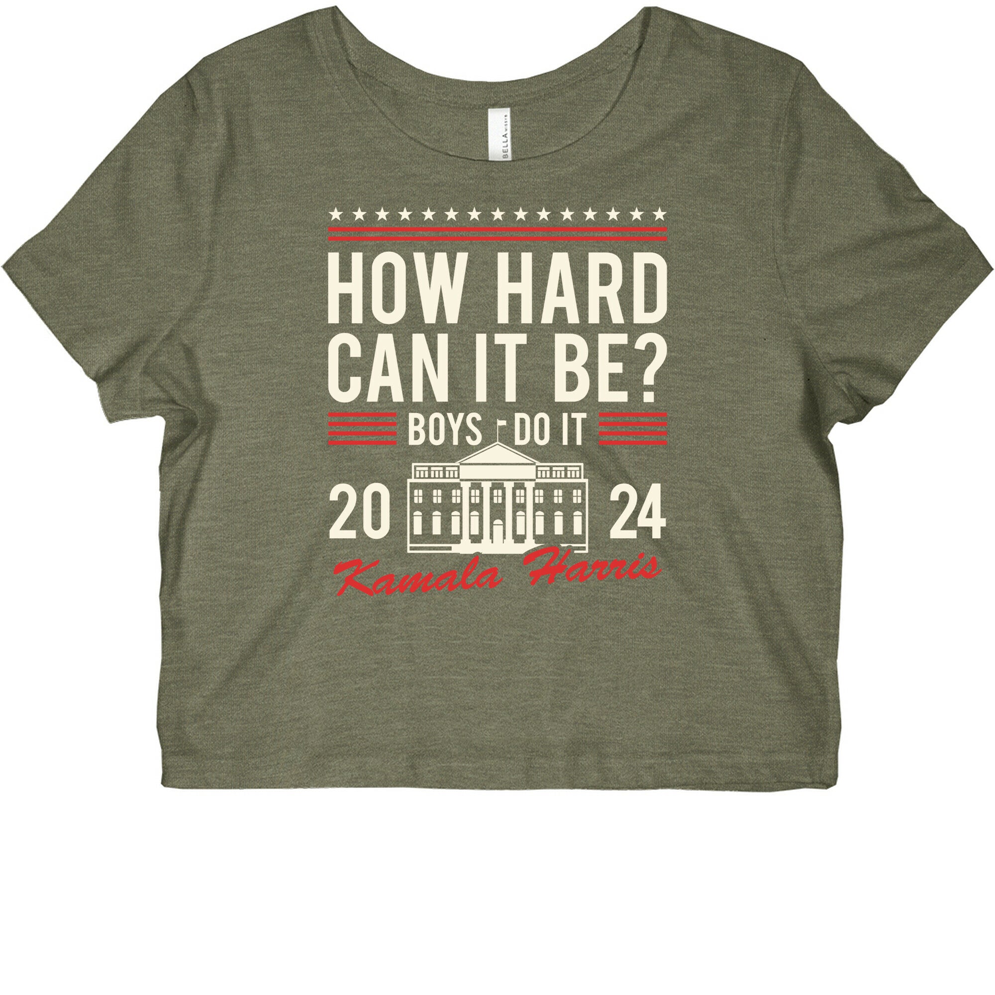 How Hard Can It Be? Kamala Harris 2024 Graphic Baby Tee