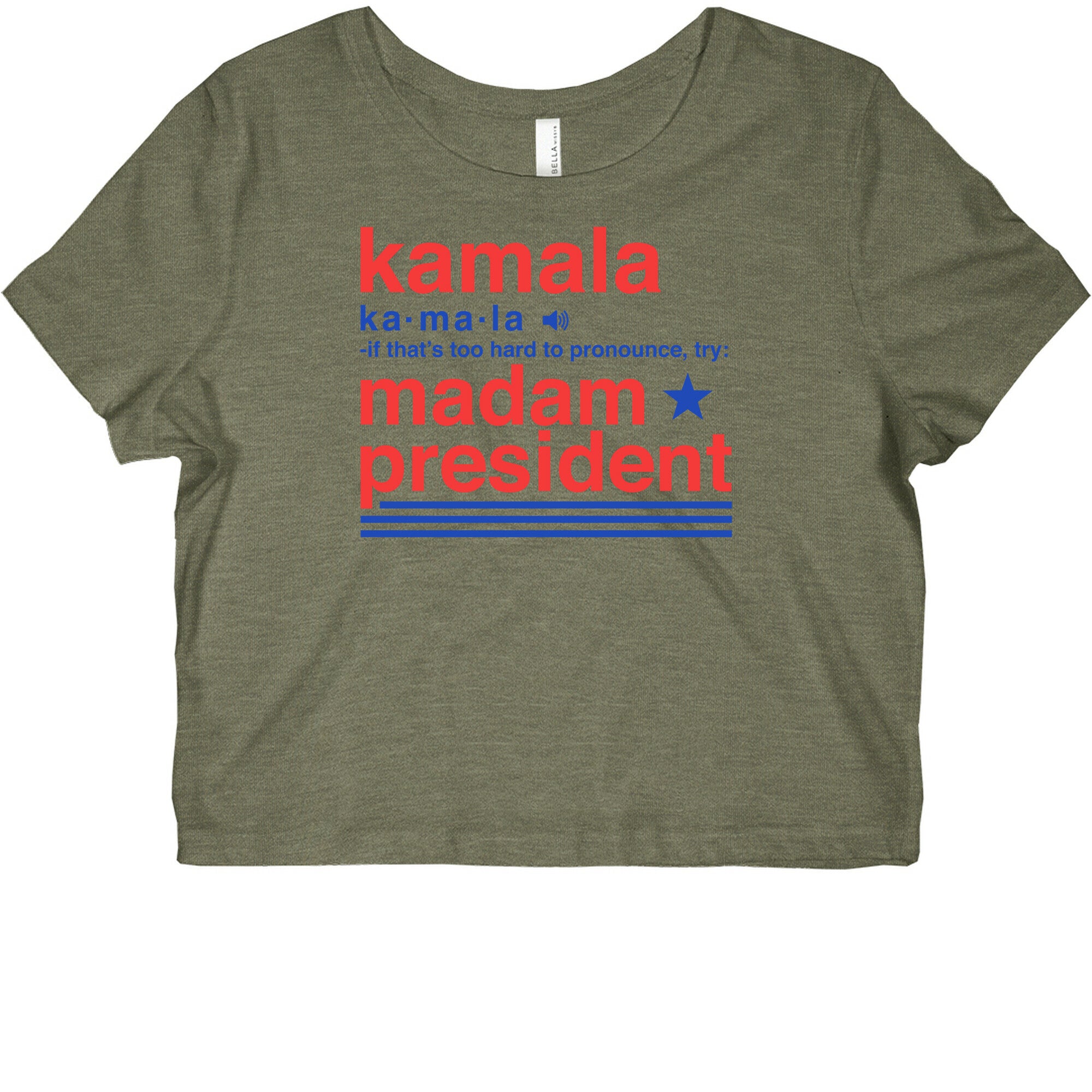 Kamala Harris Madam President Graphic Baby Tee