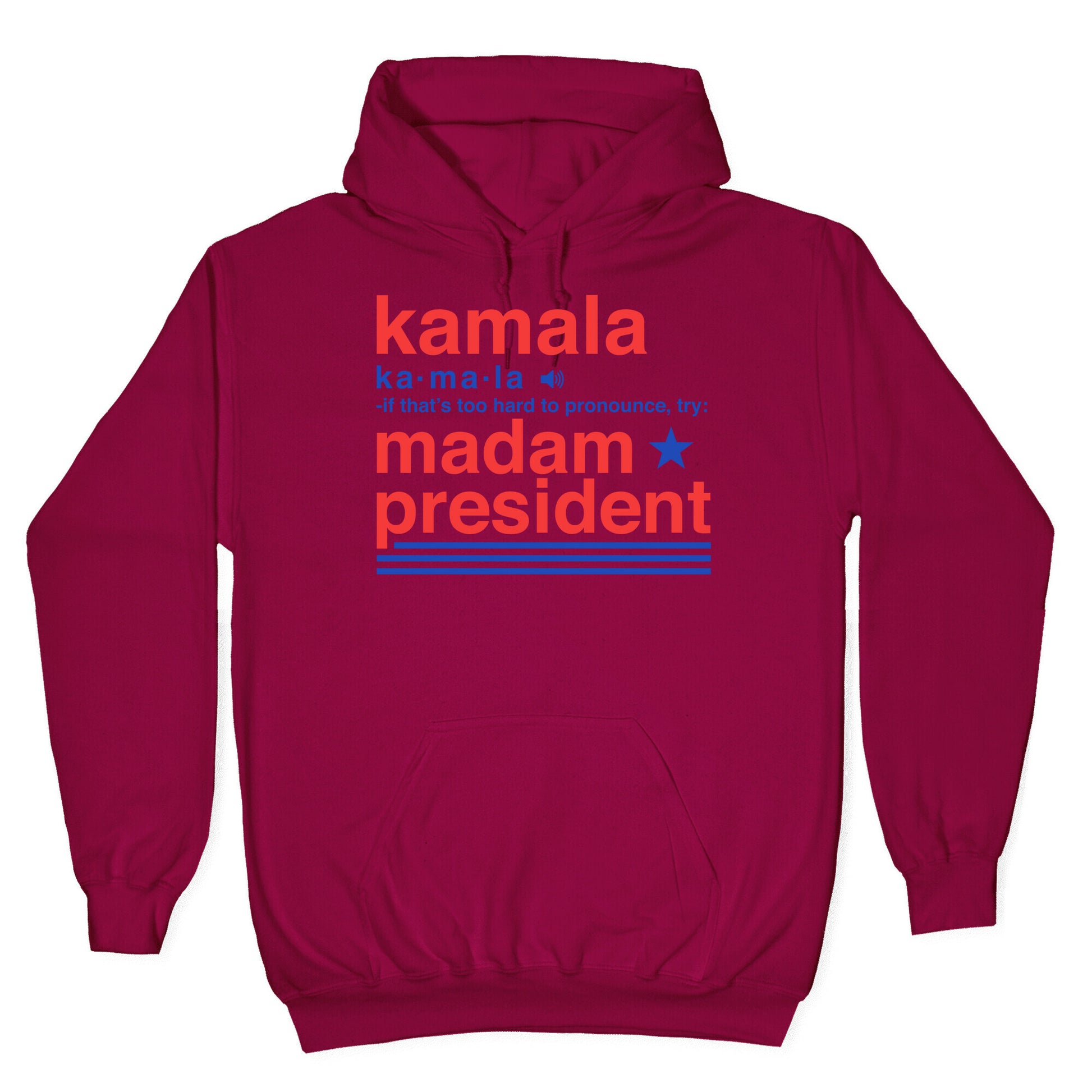 Kamala Harris Madam President Hoodie