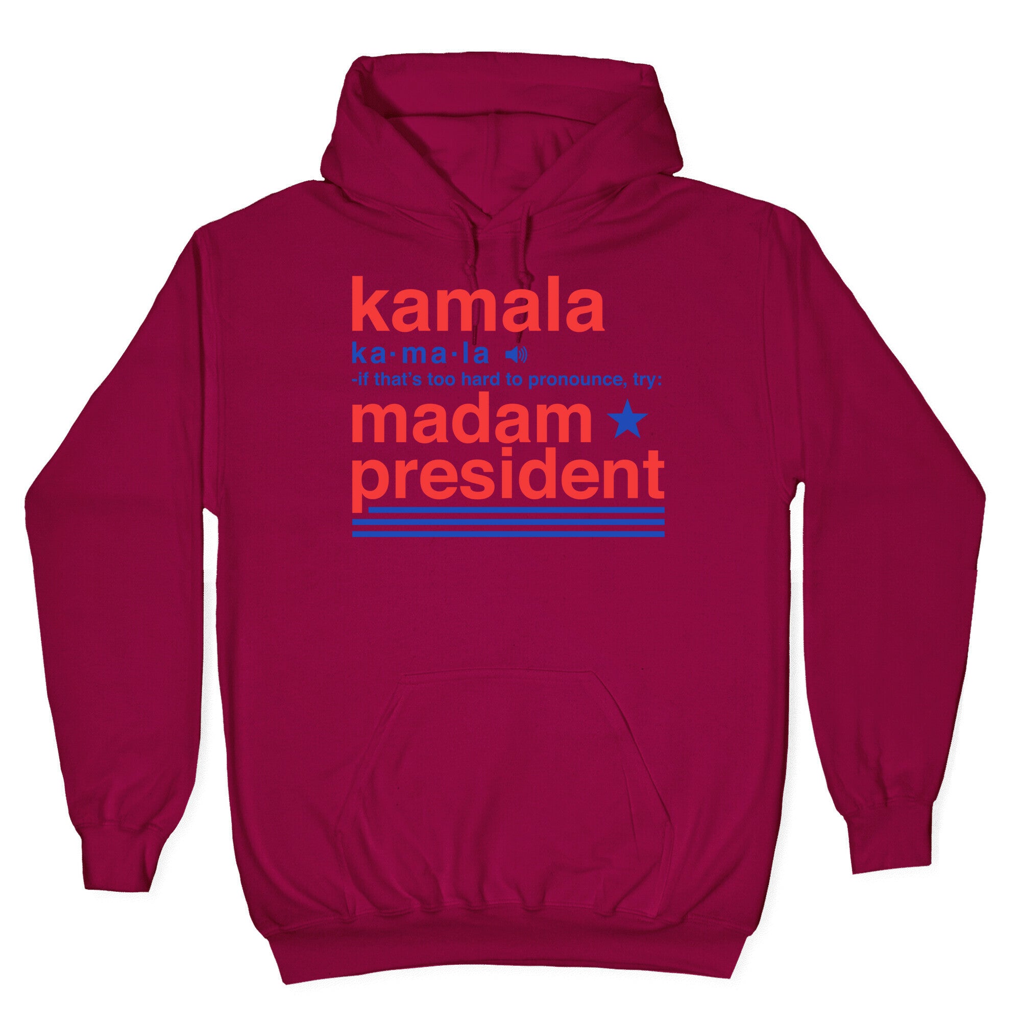Kamala Harris Madam President Hoodie