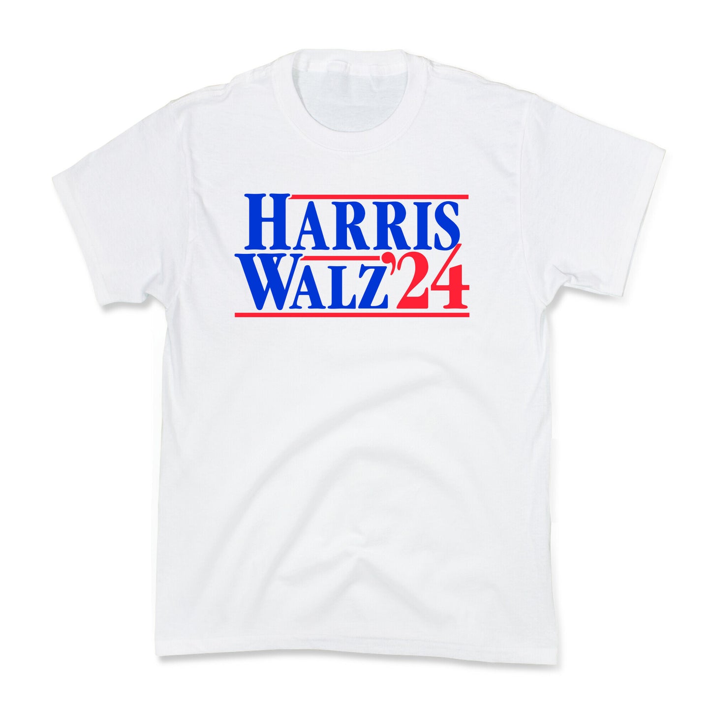 Harris Walz 2024 Blue Kids Tee