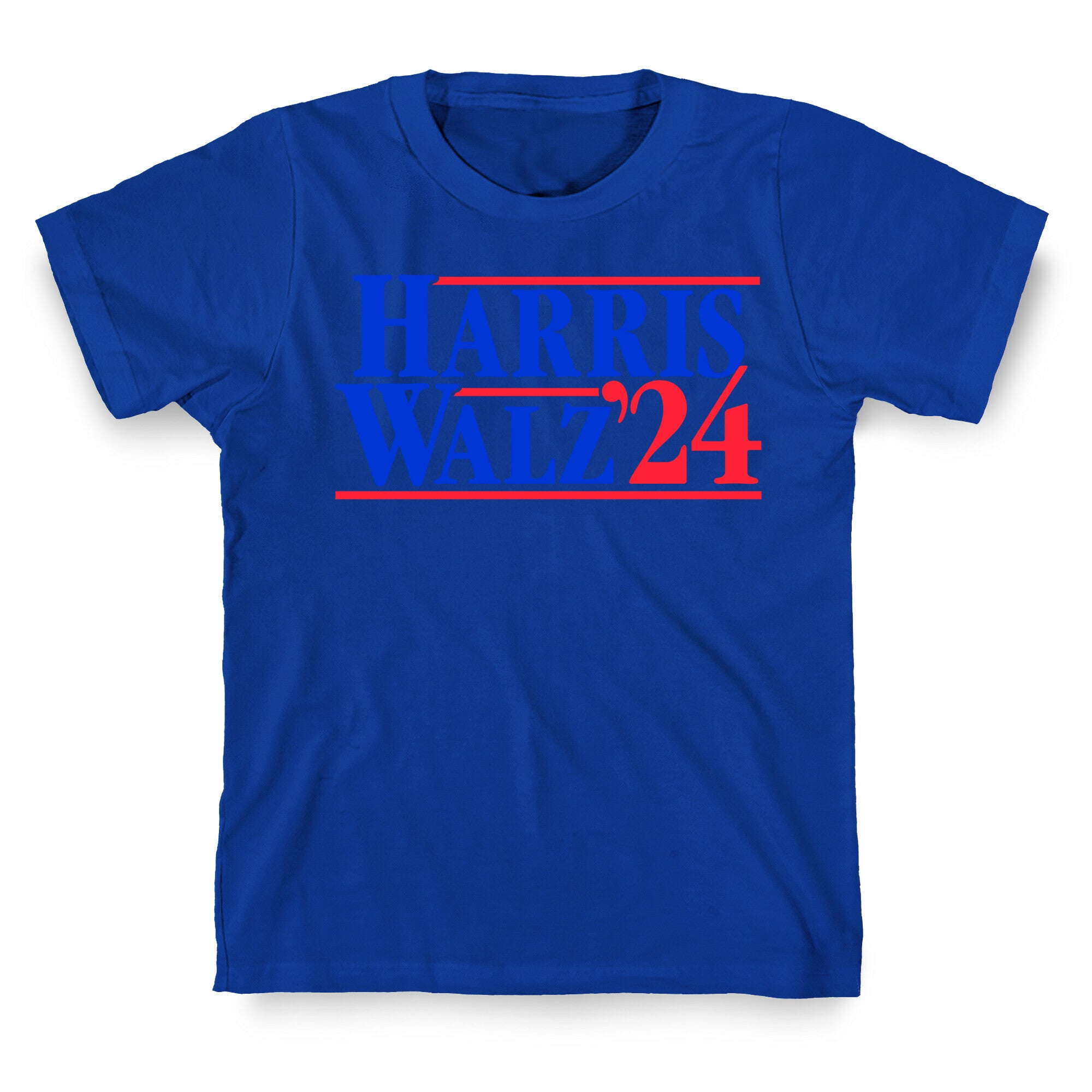 Harris Walz 2024 Blue T-Shirt