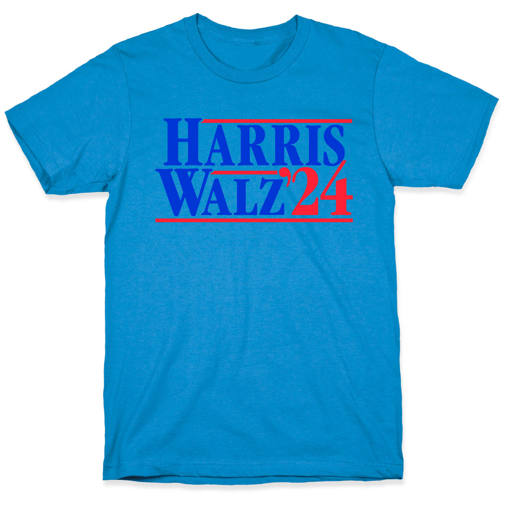 Harris Walz 2024 Blue T-Shirt