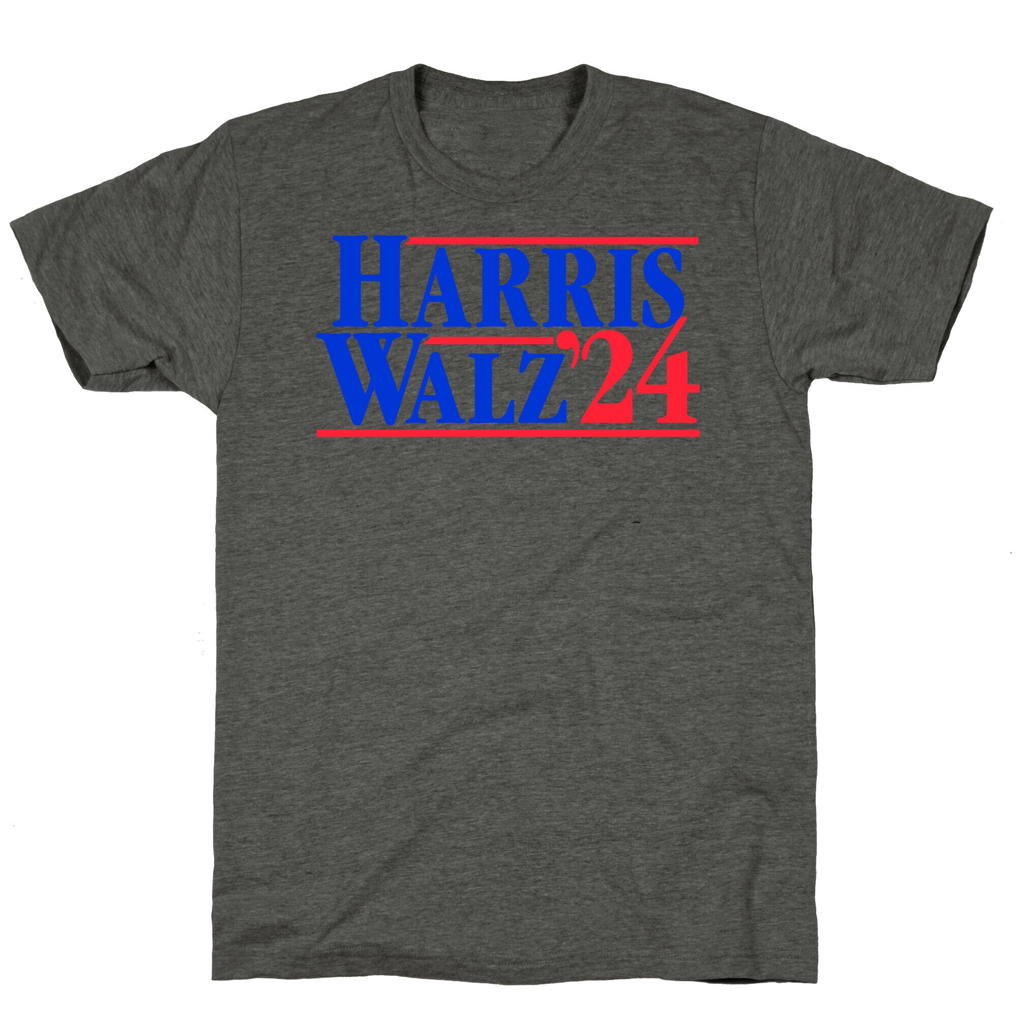 Harris Walz 2024 Blue Unisex Triblend Tee
