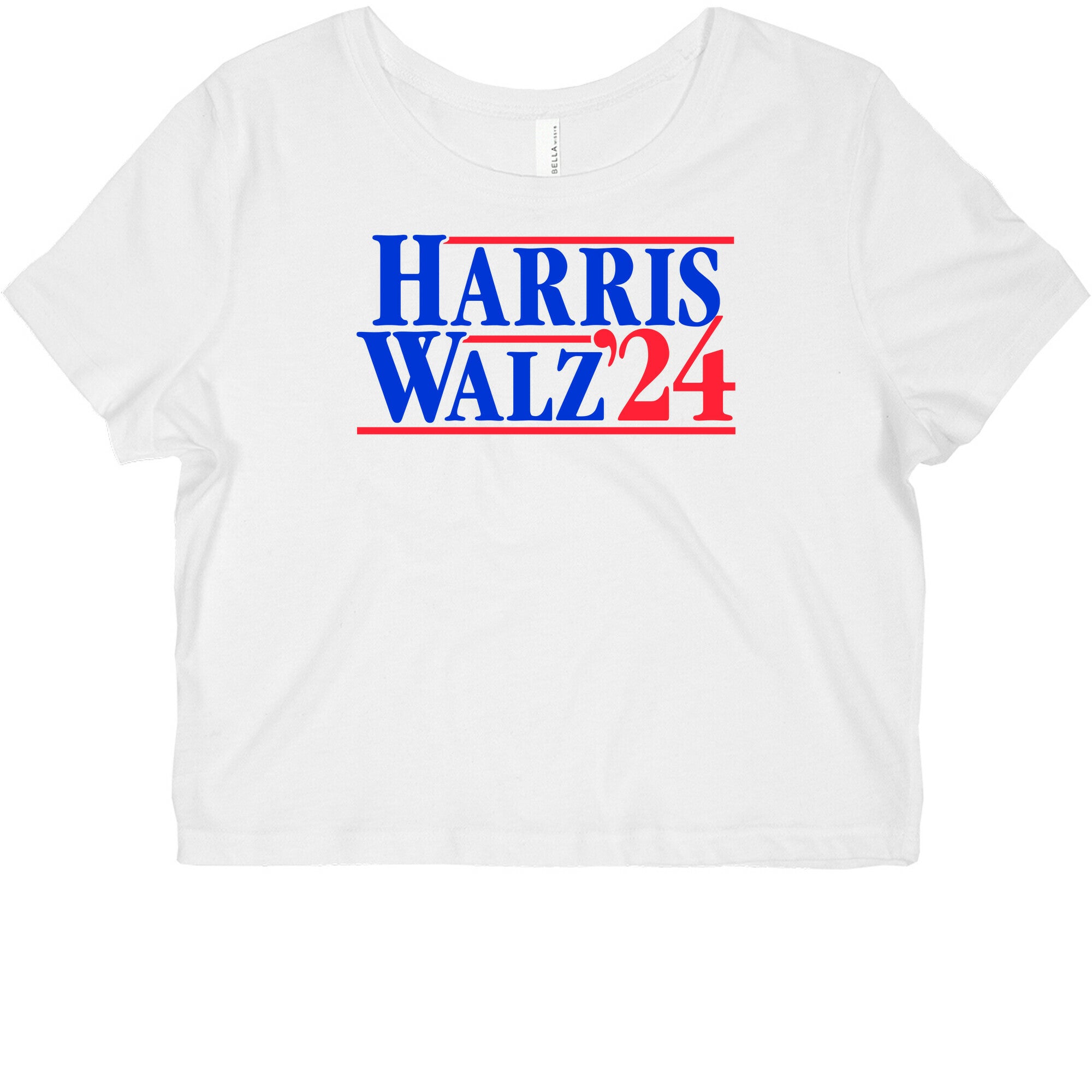 Harris Walz 2024 Blue Graphic Baby Tee