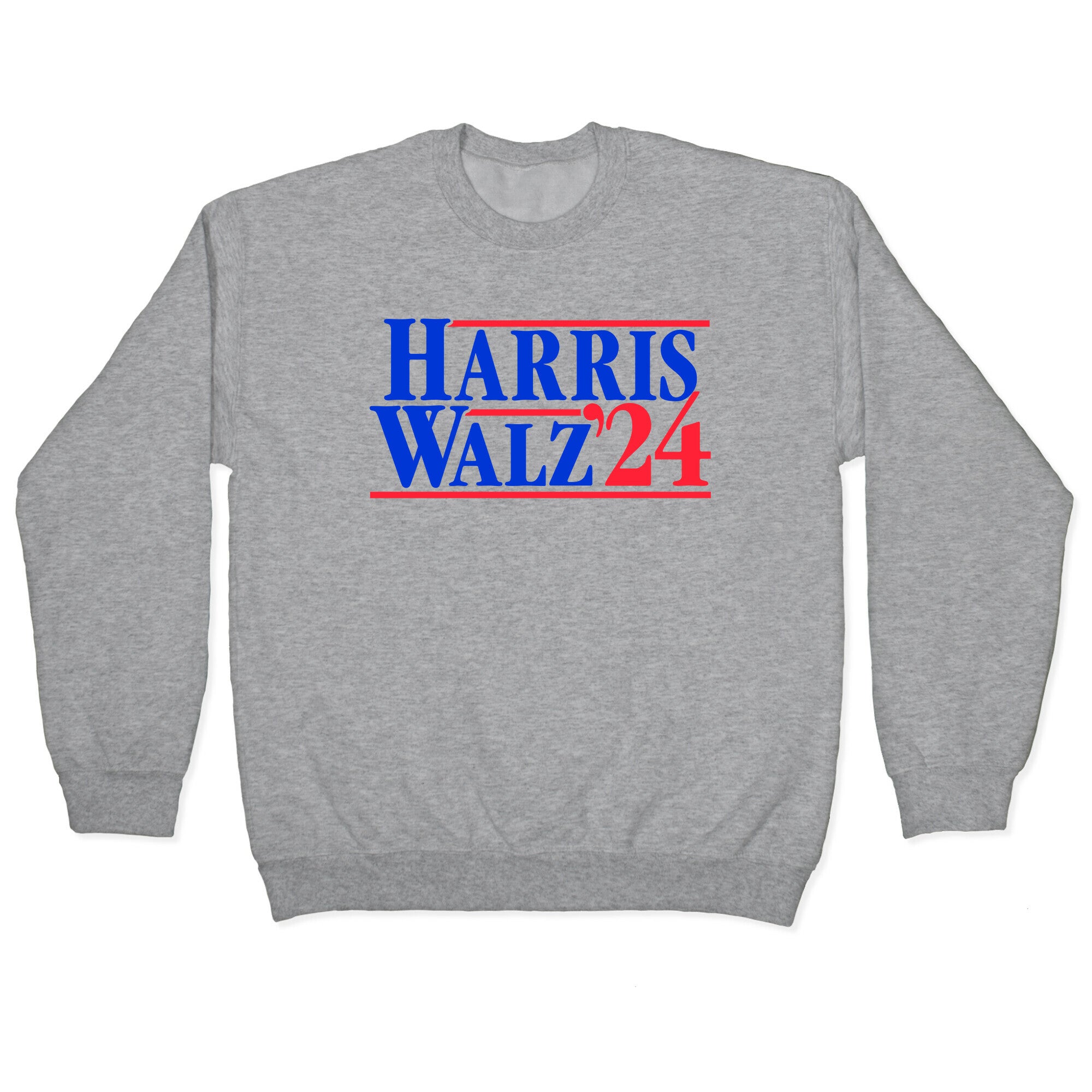 Harris Walz 2024 Blue Crewneck Sweatshirt