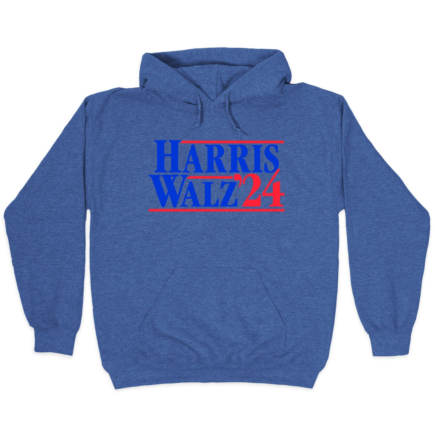 Harris Walz 2024 Blue Hoodie