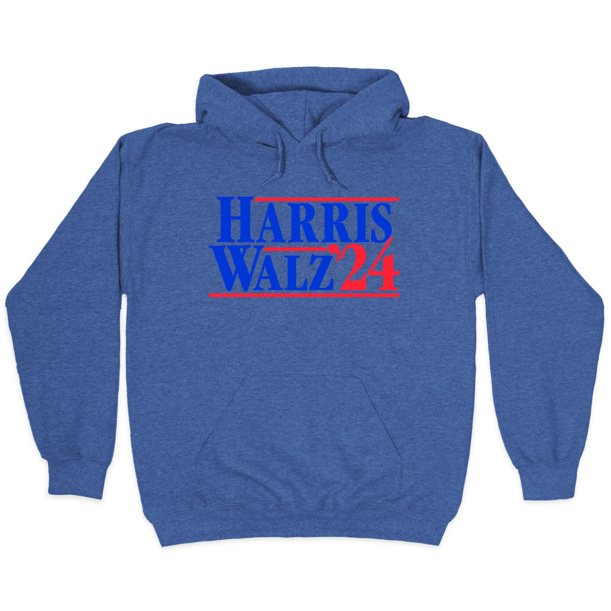 Harris Walz 2024 Blue Hoodie