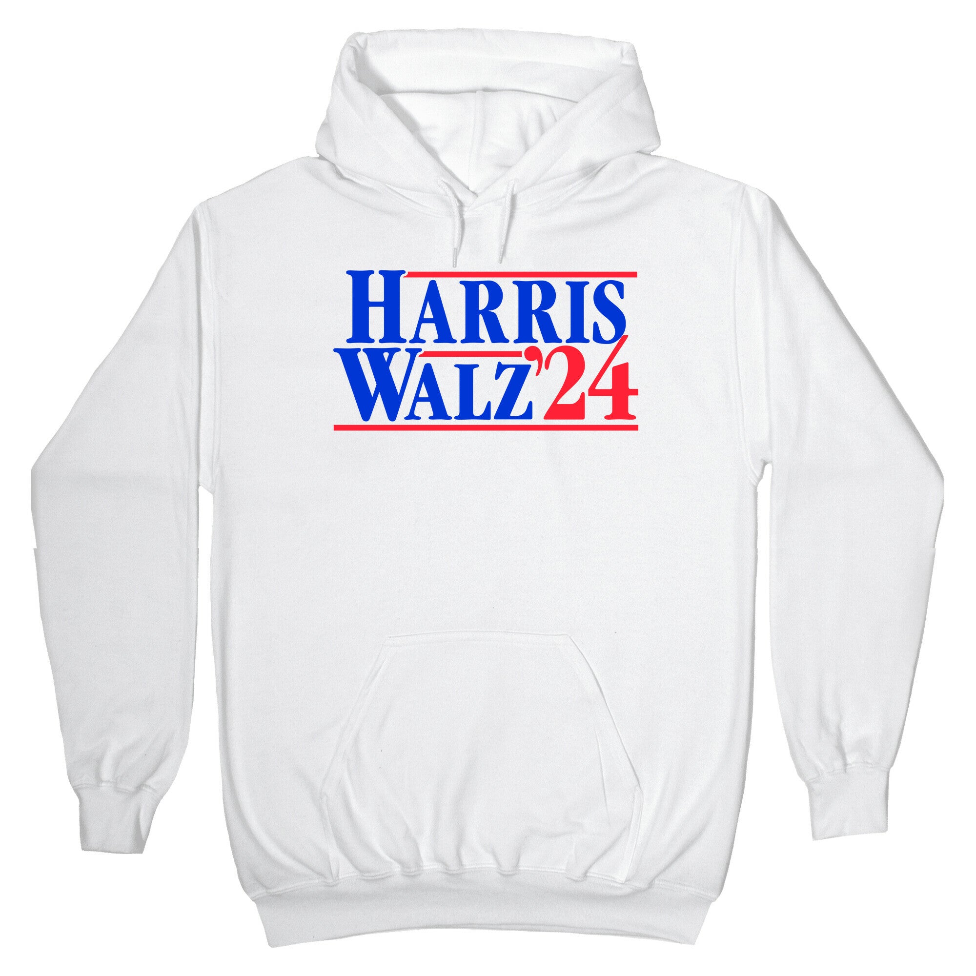 Harris Walz 2024 Blue Hoodie