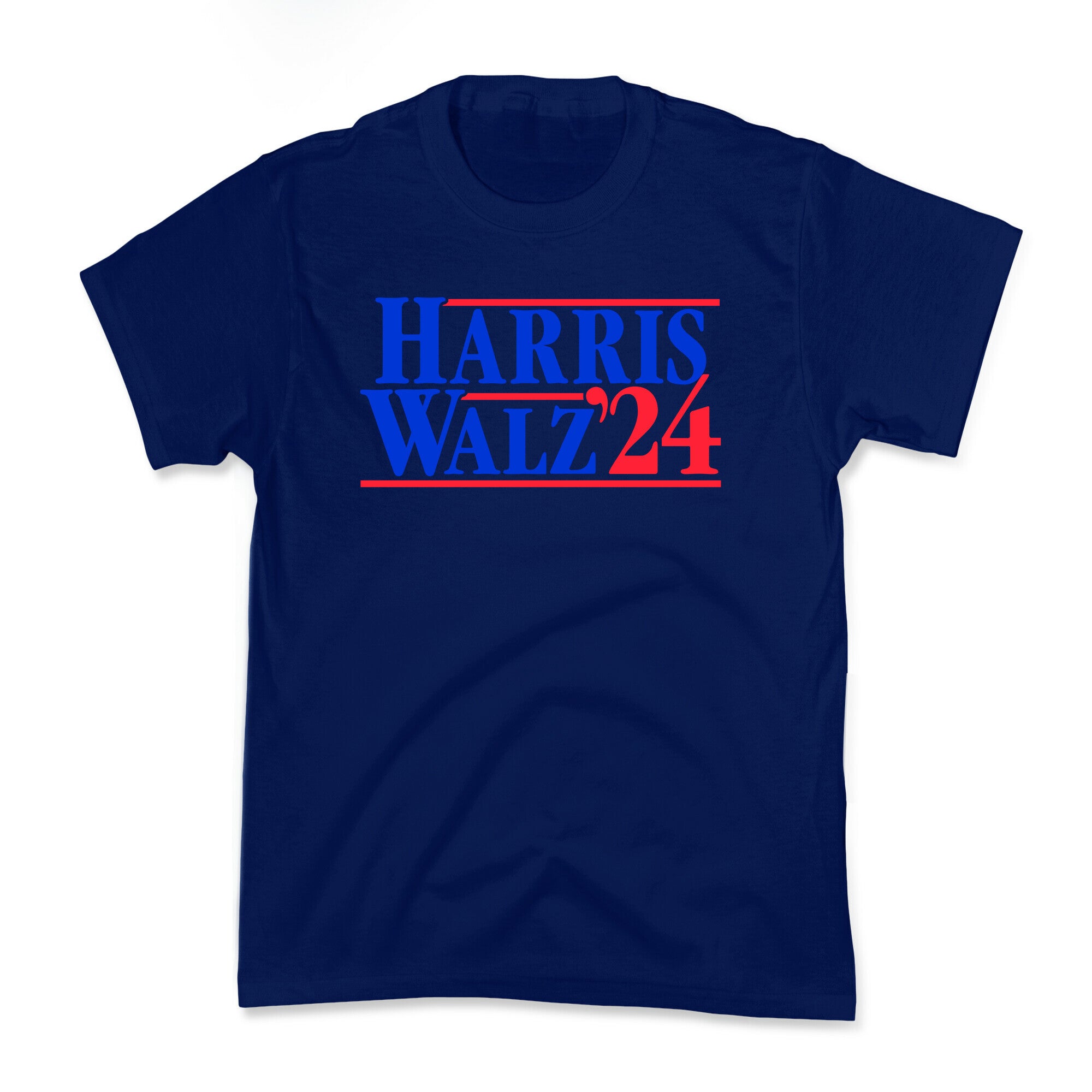 Harris Walz 2024 Blue Kids Tee
