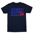Harris Walz 2024 Blue T-Shirt